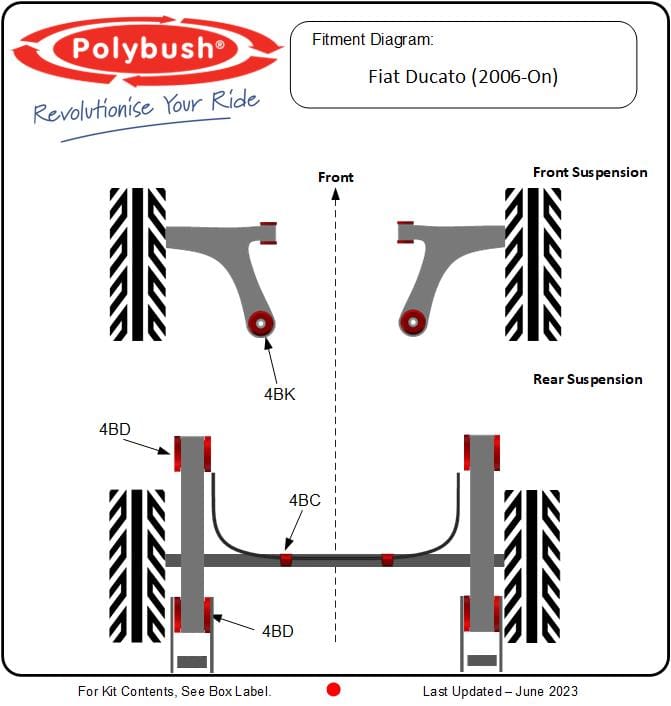 Ducato 2006 On Polyurethane Suspension Bushes Compon Ducato 2006 On Polyurethane Suspension Bushes Compon