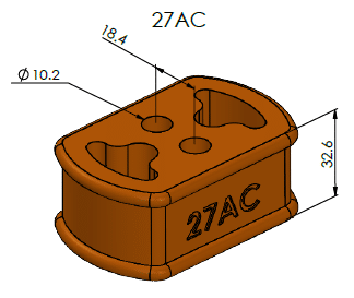 Polybush Polyurethane Exhaust Bush - Universal