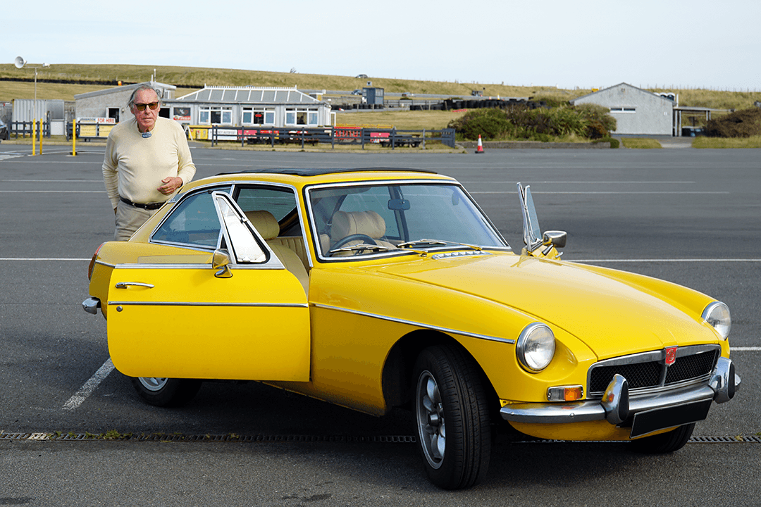 RAM with MG BGT At Anglesey
