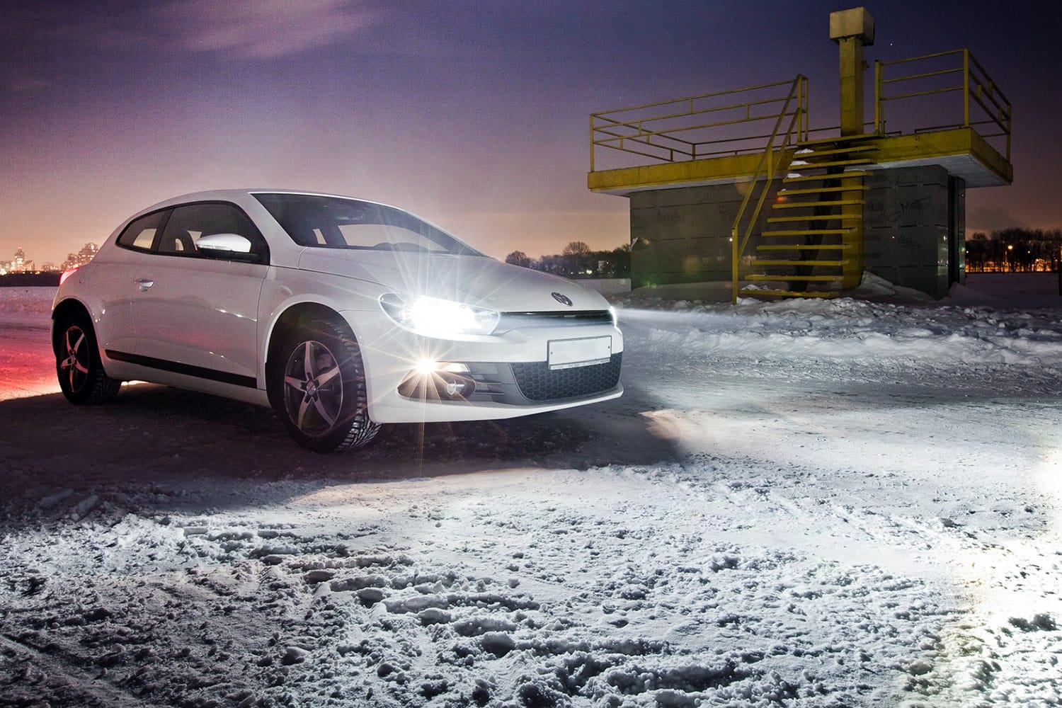 VW Scirroco Mk3 In The Snow (1) - Web