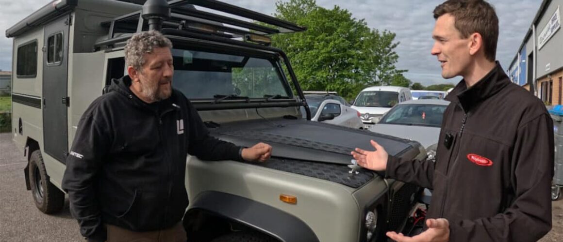 LR Centre And Polybush Install Polyurethane Suspension Bushes To A Defender 130