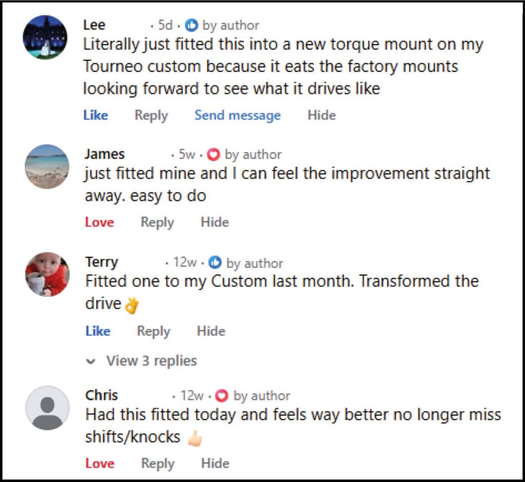 40DQ Polybush Testimonials