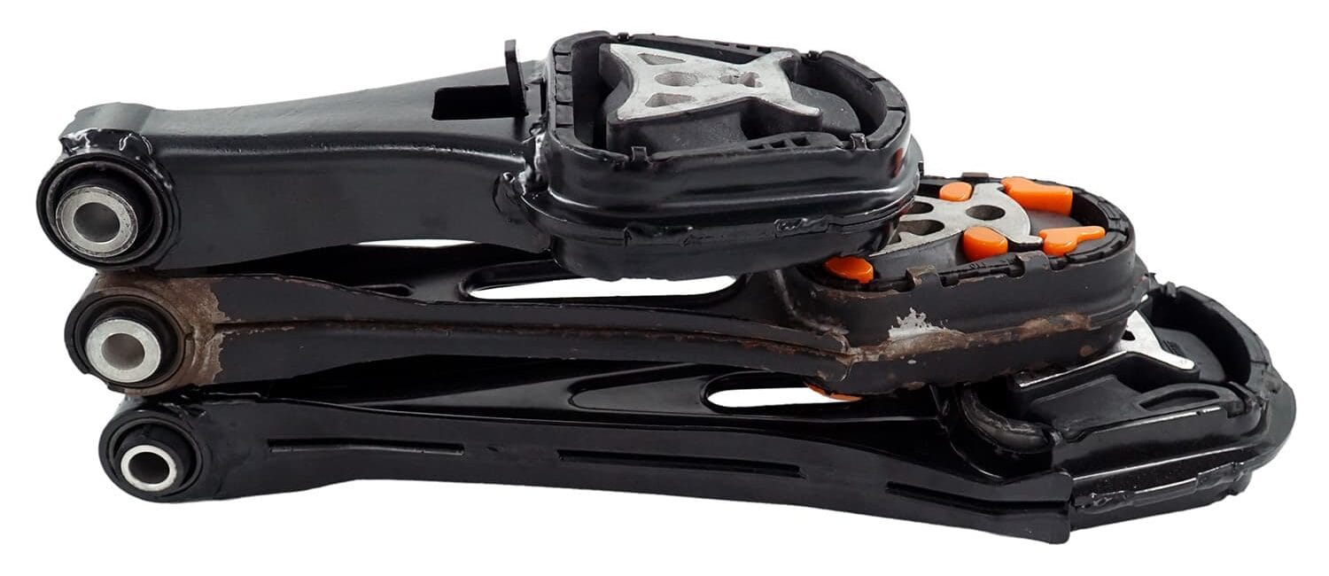Ford Transit Custom lower torque mounts compared - three different designs