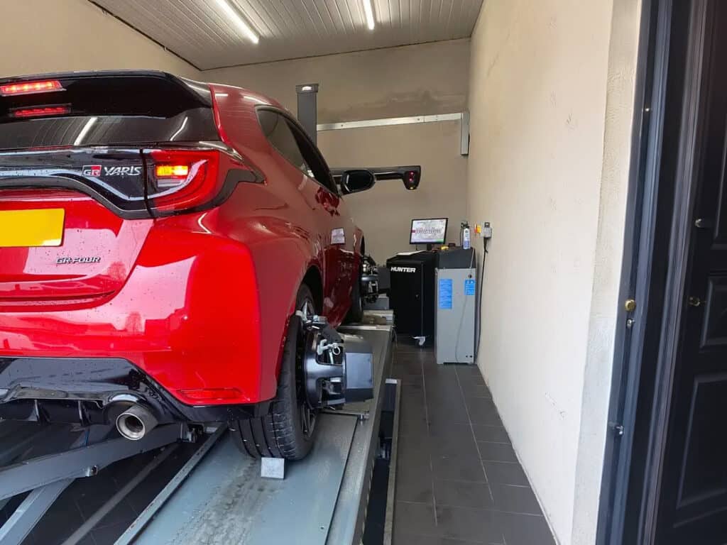 GR Yaris In For Alignment At the Polybush HQ