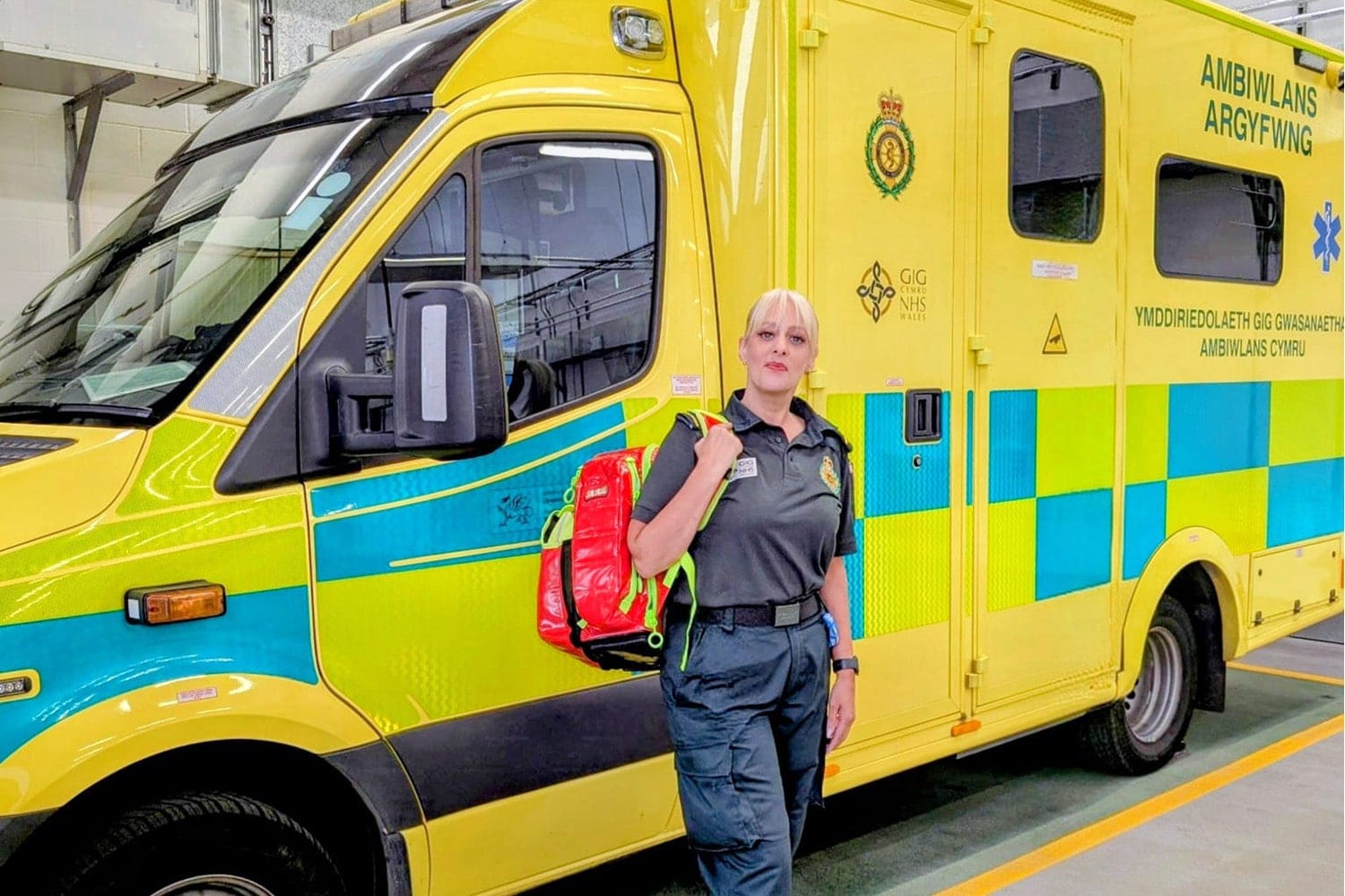 Amanda works for Polybush and the Ambulance Service, One side fixes people, the other cars, vans and buses. Both important