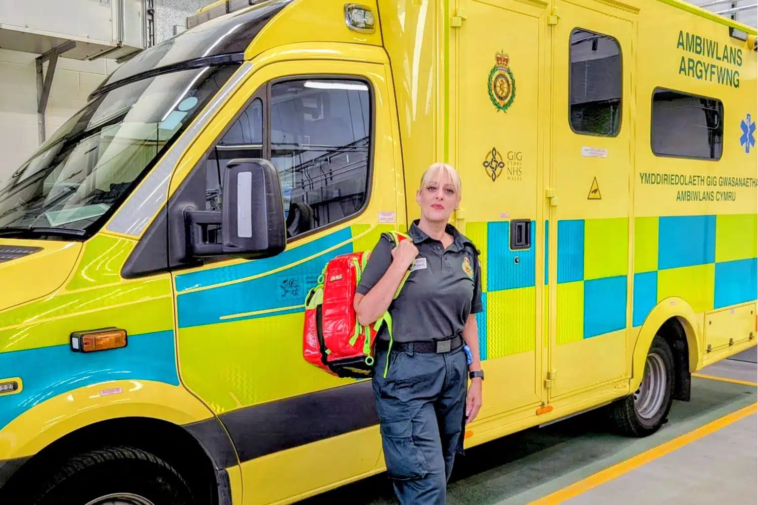 Amanda works for Polybush and the Ambulance Service, One side fixes people, the other cars, vans and buses. Both important